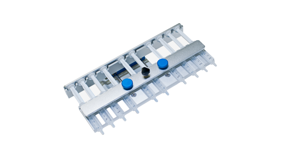 10-Syringe Expanding Infuse/Withdraw Rack For Fusion 200 (syringe not included)