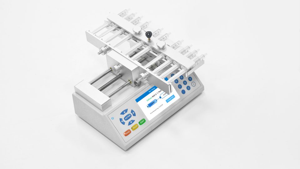Fusion 200 Syringe Pump with 10 Channels Rack