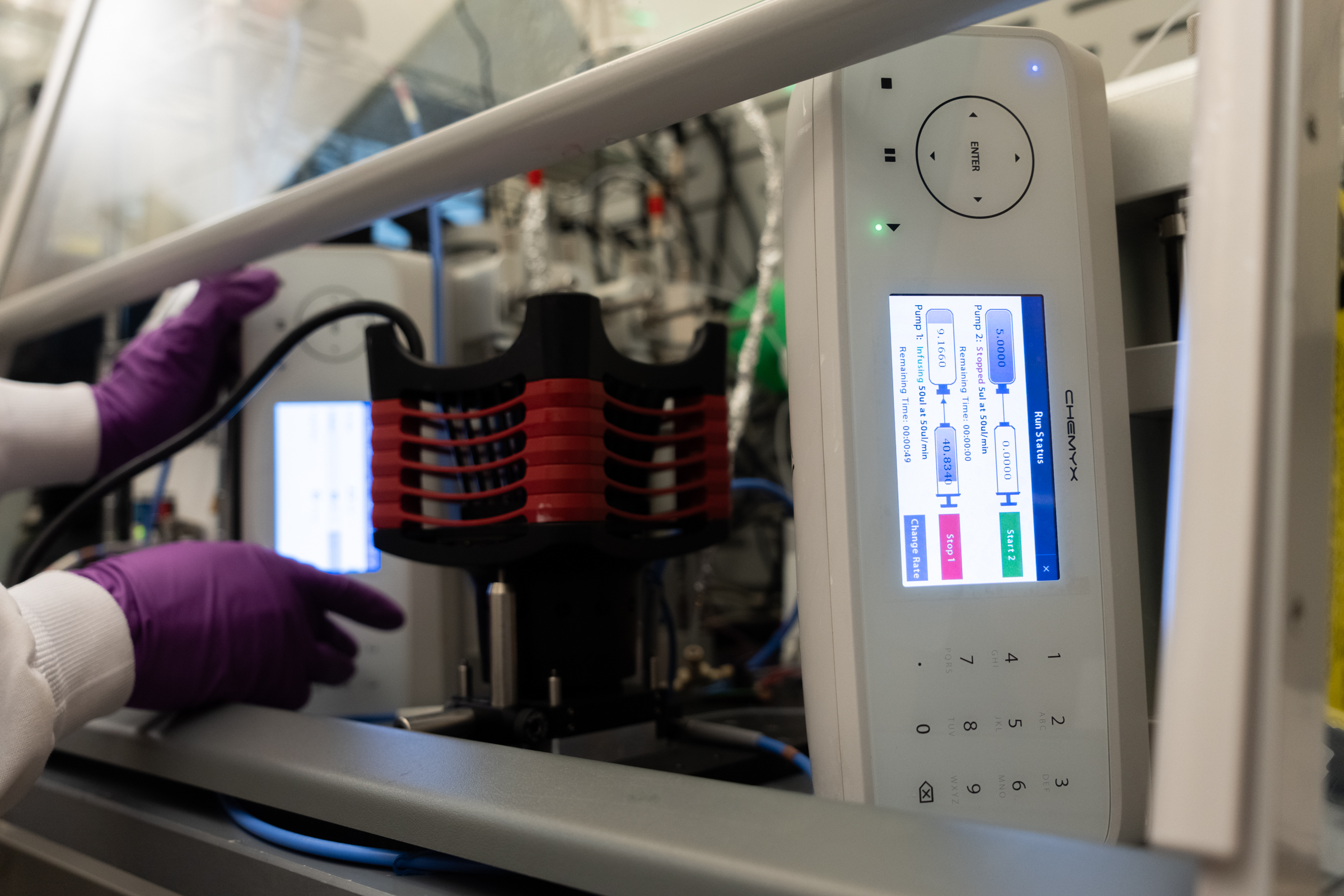 Chemyx-4000X-fluid-handling